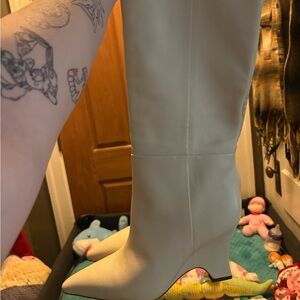 Sam Edelman Cream Over the Knee Boots